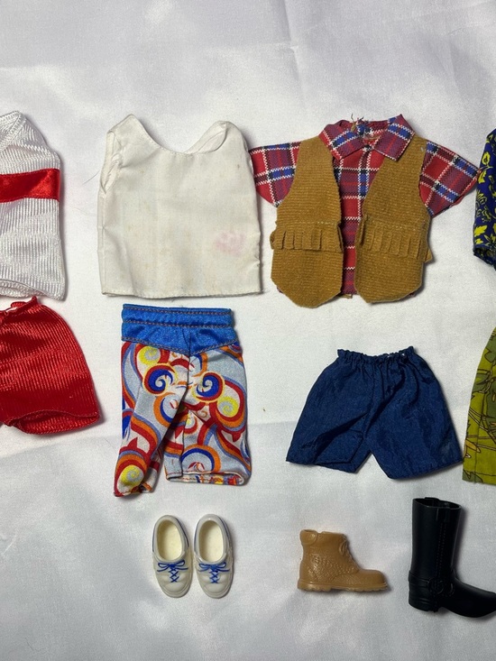 Barbie Other - Vintage Ken Doll Clothes Lot Cowboy Outfit Swim Trunks‎ Shoes Mixed 90s Y2K
